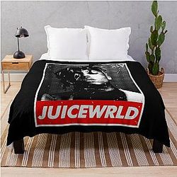 Juice Wrld Blankets - Juice WRLD Firestorm Throw Blanket