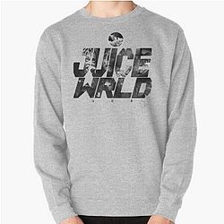 Juice Wrld Sweatshirts - Juice Wrld text graphic Pullover Sweatshirt