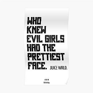 Juice Wrld Posters - Juice Wrld. All girls are the same Poster