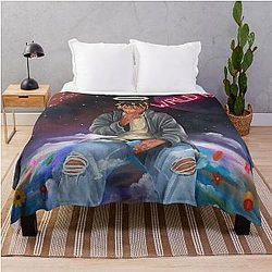 Juice Wrld Blankets - Legends Forever Throw Blanket