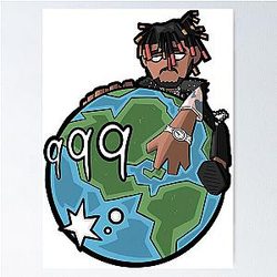 Juice Wrld Posters - Juice WRLD Star Art Poster
