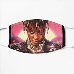 Juice Wrld Face Masks - Juice Wrld sunset Flat Mask