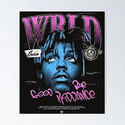 Juice Wrld Posters - Juice WRLD Vibrant Poster