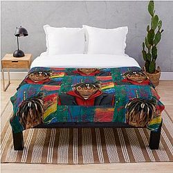 Juice Wrld Bedding Sets - Juice Wrld Abstract Throw Blanket
