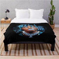 Juice Wrld Bedding Sets - "R.I.P. Juice Wrld" Throw Blanket