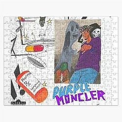 Juice Wrld Puzzles - Juice Wrld Purple Moncler Jigsaw Puzzle
