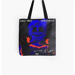Juice Wrld Bags - Come &amp; Go - Juice Wrld and Marshmello All Over Print Tote Bag