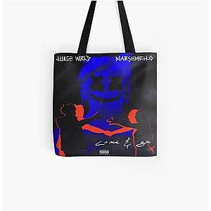 Juice Wrld Bags - Come &amp; Go - Juice Wrld and Marshmello All Over Print Tote Bag