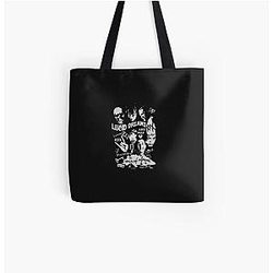 Juice Wrld Bags - Juice Wrld x Lil Peep Artwork All Over Print Tote Bag