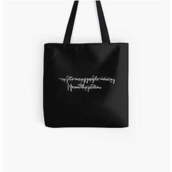 Juice Wrld Bags - Juice Wrld Lyrics/ Can't Die All Over Print Tote Bag