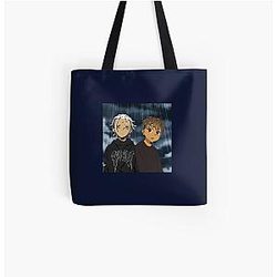Juice Wrld Bags - Juice Wrld x Tentacion Anime All Over Print Tote Bag