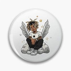 Juice Wrld Pins - Juice WRLD Juice Halftone Pin