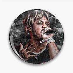Juice Wrld Pins - Juice World Halftone Pin