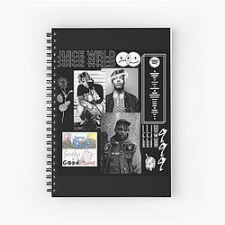 Juice Wrld Notebooks - Juice WRLD Melodic Glow Spiral Notebook