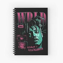 Juice Wrld Notebooks - Juice WRLD Chill Vibes Spiral Notebook