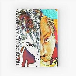 Juice Wrld Notebooks - Juice WRLD Concept Dreams Spiral Notebook