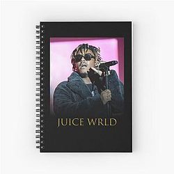 Juice Wrld Notebooks - Juice WRLD Stardust Spiral Notebook