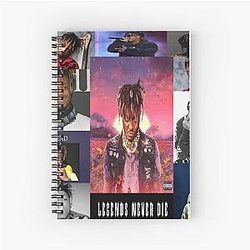 Juice Wrld Notebooks - Juice WRLD Legends Edition Spiral Notebook