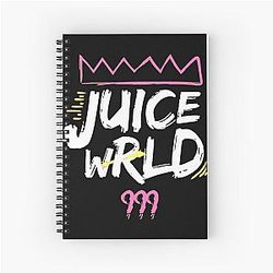 Juice Wrld Notebooks - Juice WRLD Polaroid Memories Spiral Notebook