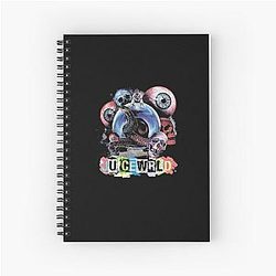 Juice Wrld Notebooks - WRLD Urban Style Spiral Notebook