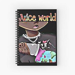 Juice Wrld Notebooks - Juice WRLD Skyline Dreams Spiral Notebook