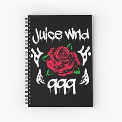 Juice Wrld Notebooks - WRLD Memoir Spiral Notebook