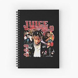 Juice Wrld Notebooks - Juice WRLD Golden Hour Spiral Notebook