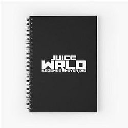 Juice Wrld Notebooks - WRLD Graffiti Style Spiral Notebook