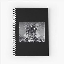Juice Wrld Notebooks - Juice WRLD Red Jacket Design Spiral Notebook
