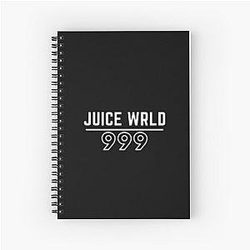 Juice Wrld Notebooks - Retro WRLD Design Spiral Notebook