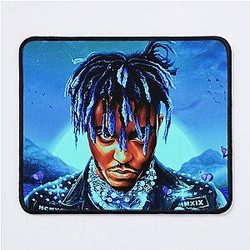 Juice Wrld Mouse Pads - Blue Zone Vibes Mouse Pad