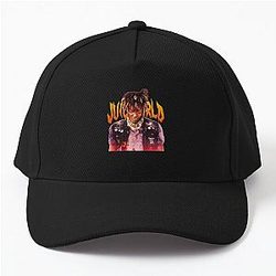 Juice Wrld Hats - Tribute Halftone Design Baseball Cap