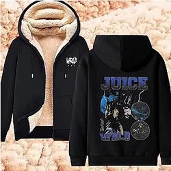 Juice WRLD Jackets - Hot Rapper Cold-proof Windproof Thicken Jacket