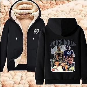 Juice WRLD Jackets - JW Winter Warm Lambswool Thicken Jackets
