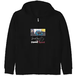 Juice WRLD Goodbye & Good Riddance Album Cover Zipped Hoodie