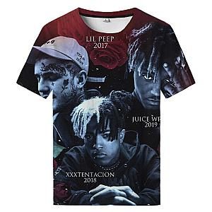 Juice Wrld 3D Legends of Emo Rap T-Shirt