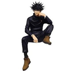 18cm Jujutsu Kaisen Megumi Fushiguro Sitting Action Figurre Toy