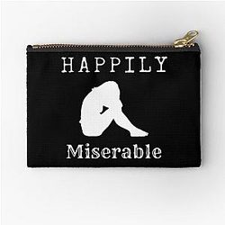 Happily Miserable Julian Edelman New Zipper Pouch
