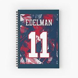 Julian Edelman Spiral Notebook