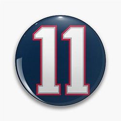 Julian Edelman Number 11 Jersey New England Patriots Pin