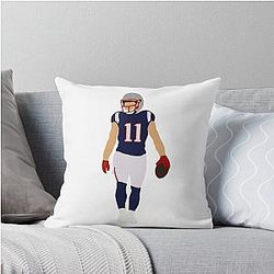 Julian Edelman Throw Pillow