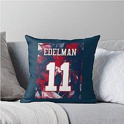 Julian Edelman Throw Pillow