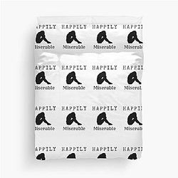 Happily Miserable Julian Edelman Duvet Cover