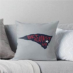 Bet Against Us Patriots Julian Edelman Throw Pillow
