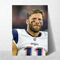 Playmaker Leader Julian Edelman Posters