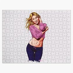 Julianne Hough - An Illustration by Paul Cemmick Jigsaw Puzzle