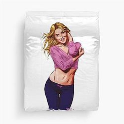 Julianne Hough - An illustration by Paul Cemmick Duvet