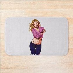 Julianne Hough - Bath Mat by Paul Cemmick Illustrator