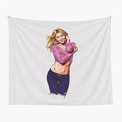 Julianne Hough - An illustration by Paul Cemmick Tapestry