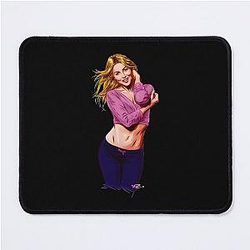 Julianne Hough - An illustration by Paul Cemmick Mouse Pad